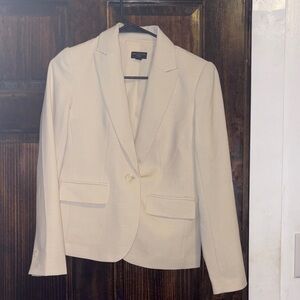 Ann Taylor Cream Blazer